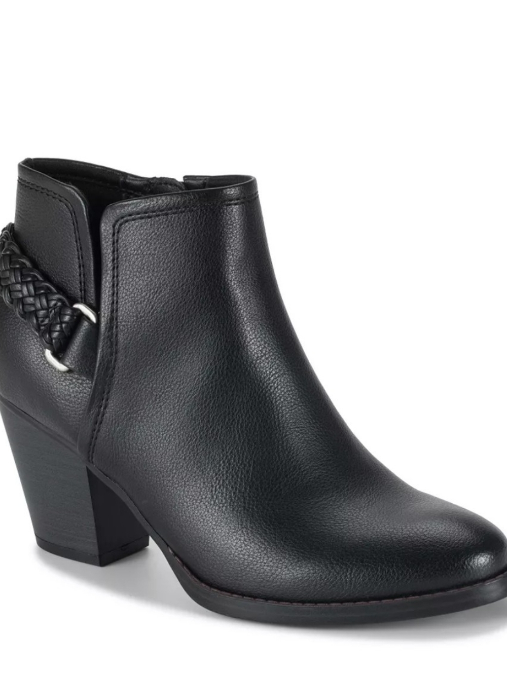 Baretraps Charlotte Heeled Black Booties Size 9M NIB